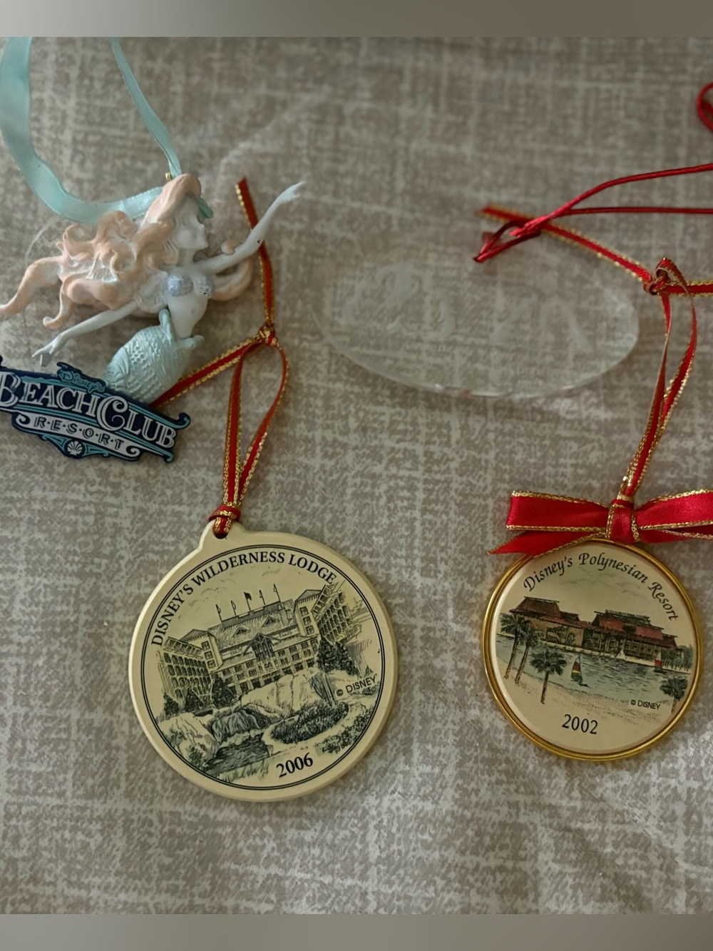 Walt Disney World resorts bundle of christmas ornaments some vintage. ✨